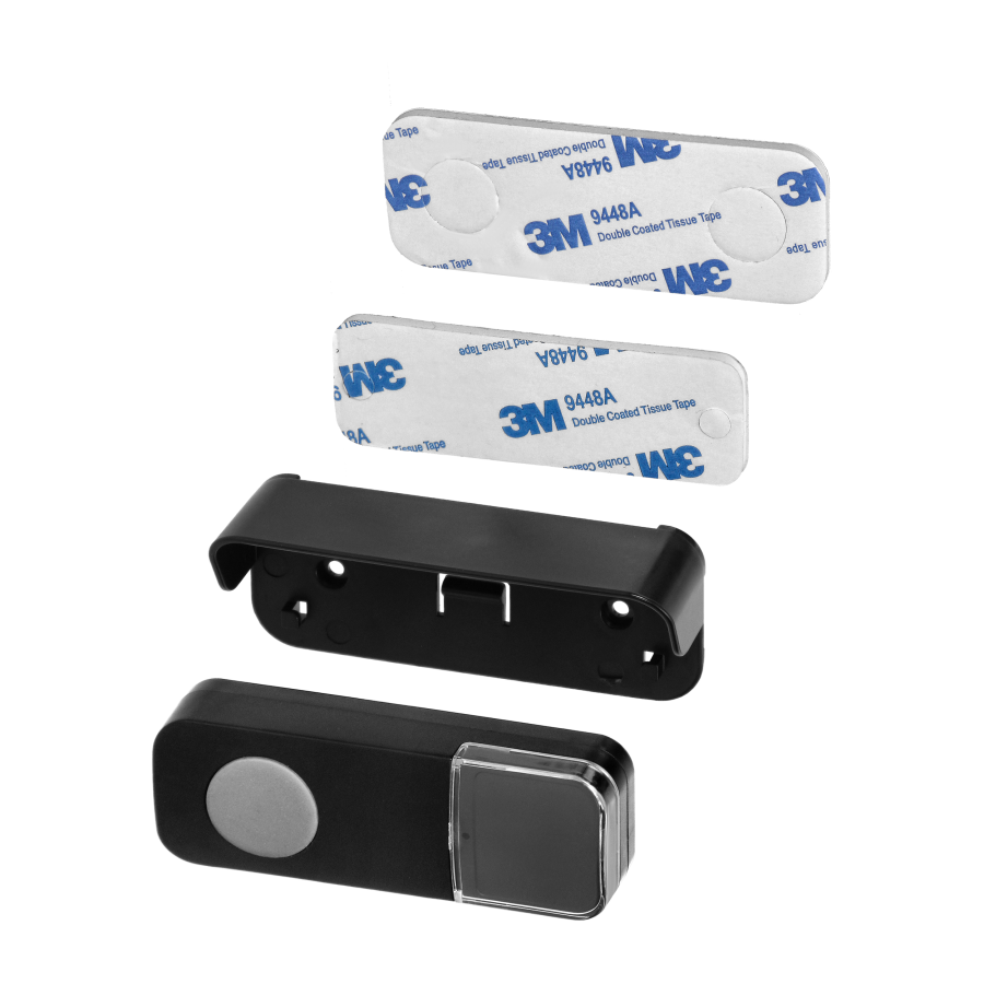 TOGI AC wireless mains-powered doorbell with learning system, 38 sounds, 200m, black